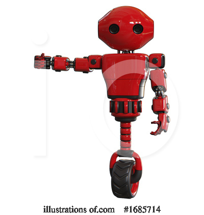 Royalty-Free (RF) Robot Clipart Illustration by Leo Blanchette - Stock Sample #1685714