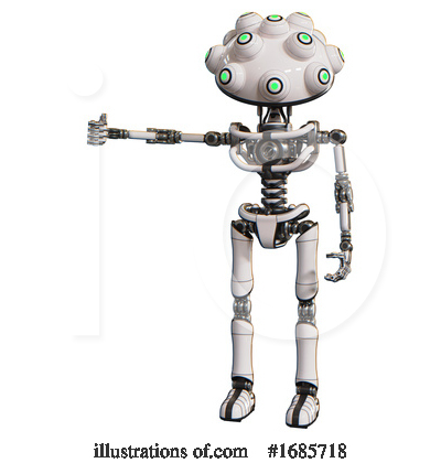 Royalty-Free (RF) Robot Clipart Illustration by Leo Blanchette - Stock Sample #1685718
