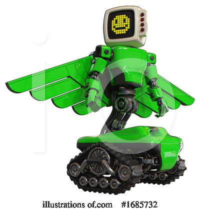 Royalty-Free (RF) Robot Clipart Illustration by Leo Blanchette - Stock Sample #1685732