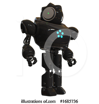 Royalty-Free (RF) Robot Clipart Illustration by Leo Blanchette - Stock Sample #1685736