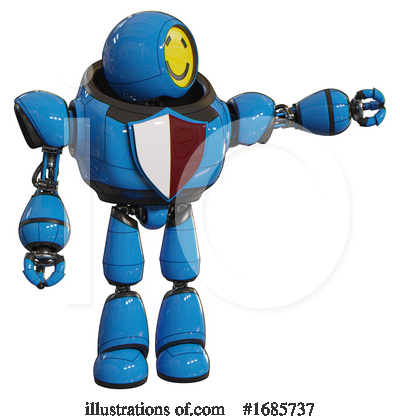 Royalty-Free (RF) Robot Clipart Illustration by Leo Blanchette - Stock Sample #1685737
