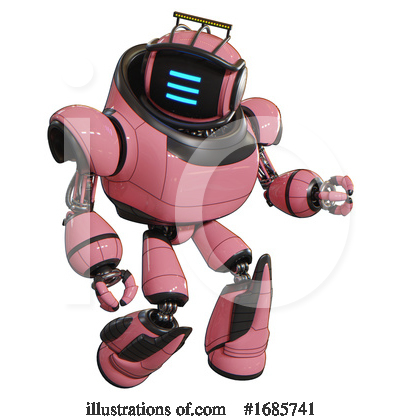 Royalty-Free (RF) Robot Clipart Illustration by Leo Blanchette - Stock Sample #1685741