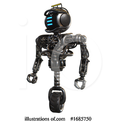 Royalty-Free (RF) Robot Clipart Illustration by Leo Blanchette - Stock Sample #1685750