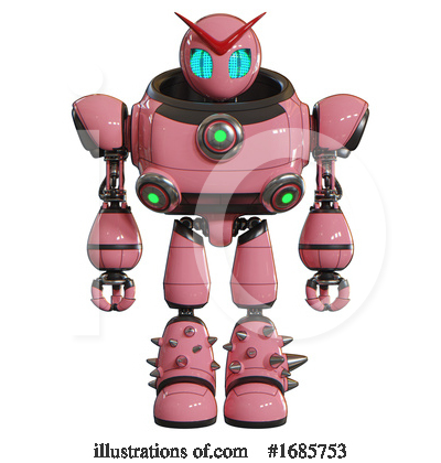 Royalty-Free (RF) Robot Clipart Illustration by Leo Blanchette - Stock Sample #1685753