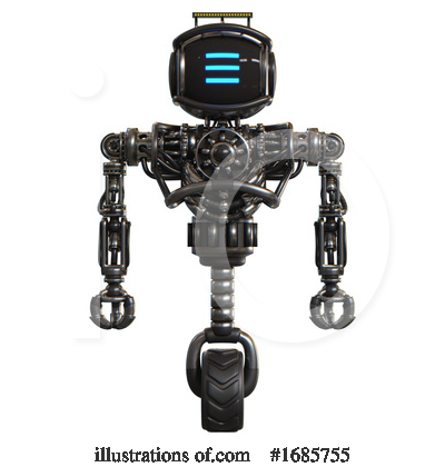Royalty-Free (RF) Robot Clipart Illustration by Leo Blanchette - Stock Sample #1685755