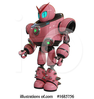 Royalty-Free (RF) Robot Clipart Illustration by Leo Blanchette - Stock Sample #1685756