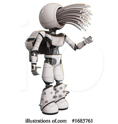 Royalty-Free (RF) Robot Clipart Illustration by Leo Blanchette - Stock Sample #1685761