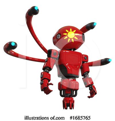 Royalty-Free (RF) Robot Clipart Illustration by Leo Blanchette - Stock Sample #1685765
