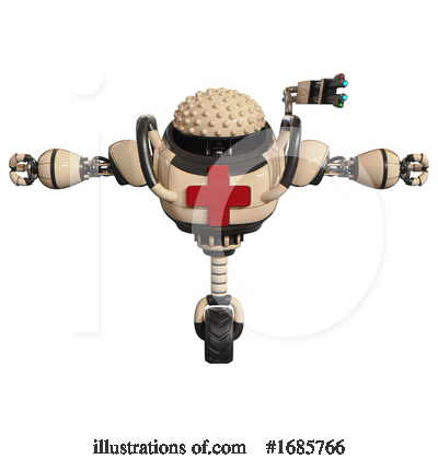 Royalty-Free (RF) Robot Clipart Illustration by Leo Blanchette - Stock Sample #1685766