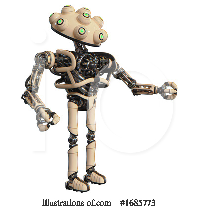 Royalty-Free (RF) Robot Clipart Illustration by Leo Blanchette - Stock Sample #1685773