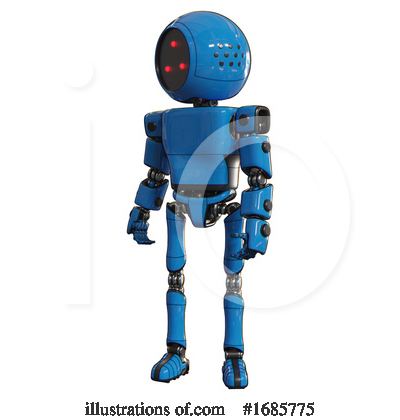 Royalty-Free (RF) Robot Clipart Illustration by Leo Blanchette - Stock Sample #1685775
