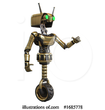 Royalty-Free (RF) Robot Clipart Illustration by Leo Blanchette - Stock Sample #1685778