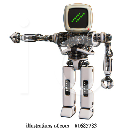 Royalty-Free (RF) Robot Clipart Illustration by Leo Blanchette - Stock Sample #1685783