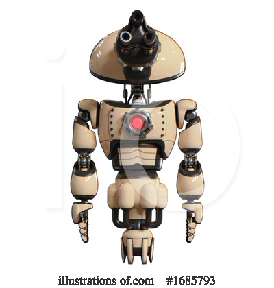 Royalty-Free (RF) Robot Clipart Illustration by Leo Blanchette - Stock Sample #1685793