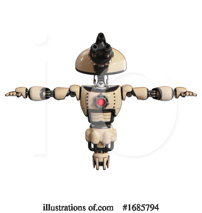 Royalty-Free (RF) Robot Clipart Illustration by Leo Blanchette - Stock Sample #1685794
