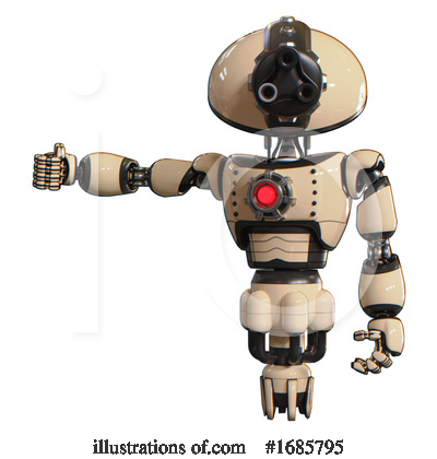 Royalty-Free (RF) Robot Clipart Illustration by Leo Blanchette - Stock Sample #1685795