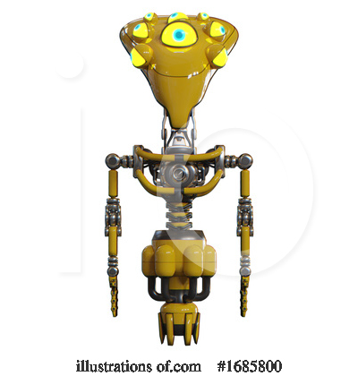 Royalty-Free (RF) Robot Clipart Illustration by Leo Blanchette - Stock Sample #1685800