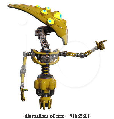 Royalty-Free (RF) Robot Clipart Illustration by Leo Blanchette - Stock Sample #1685801