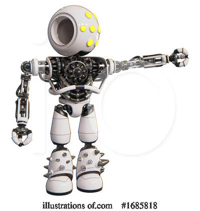 Royalty-Free (RF) Robot Clipart Illustration by Leo Blanchette - Stock Sample #1685818