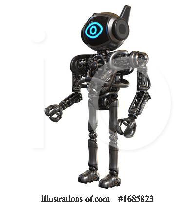 Royalty-Free (RF) Robot Clipart Illustration by Leo Blanchette - Stock Sample #1685823