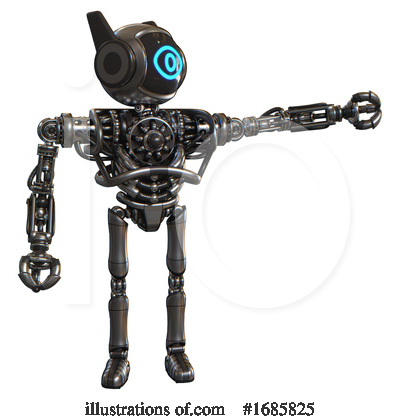 Royalty-Free (RF) Robot Clipart Illustration by Leo Blanchette - Stock Sample #1685825