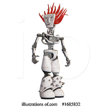 Royalty-Free (RF) Robot Clipart Illustration by Leo Blanchette - Stock Sample #1685832