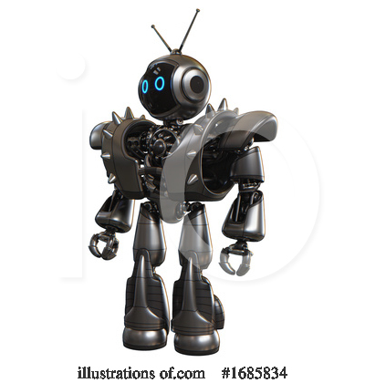 Royalty-Free (RF) Robot Clipart Illustration by Leo Blanchette - Stock Sample #1685834