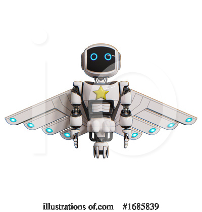 Royalty-Free (RF) Robot Clipart Illustration by Leo Blanchette - Stock Sample #1685839