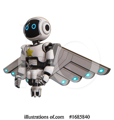 Royalty-Free (RF) Robot Clipart Illustration by Leo Blanchette - Stock Sample #1685840