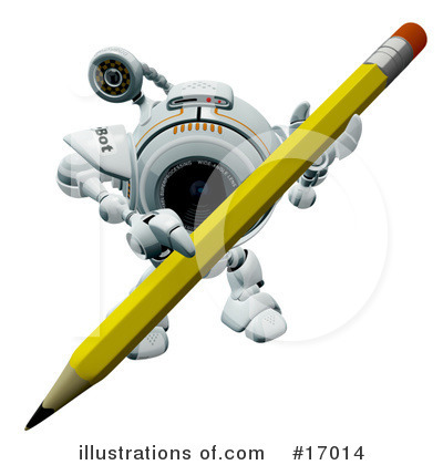 Pencil Clipart #17014 by Leo Blanchette