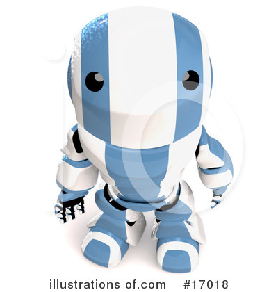 Royalty-Free (RF) Robot Clipart Illustration by Leo Blanchette - Stock Sample #17018