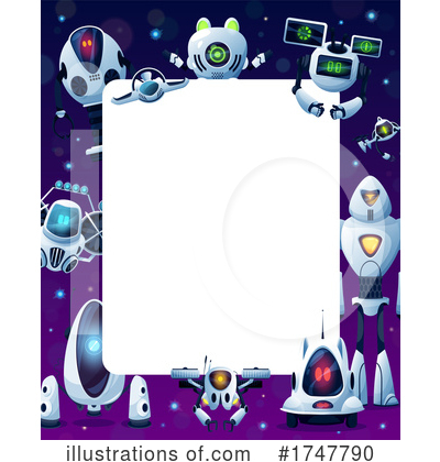 Royalty-Free (RF) Robot Clipart Illustration by Vector Tradition SM - Stock Sample #1747790