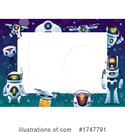 Royalty-Free (RF) Robot Clipart Illustration by Vector Tradition SM - Stock Sample #1747791