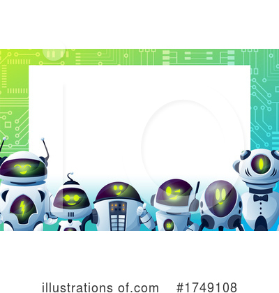 Royalty-Free (RF) Robot Clipart Illustration by Vector Tradition SM - Stock Sample #1749108