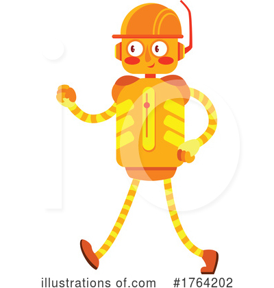 Royalty-Free (RF) Robot Clipart Illustration by Vector Tradition SM - Stock Sample #1764202