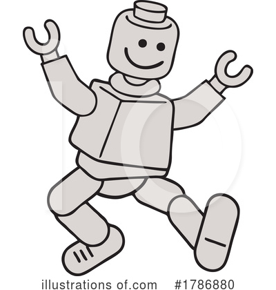 Royalty-Free (RF) Robot Clipart Illustration by Johnny Sajem - Stock Sample #1786880