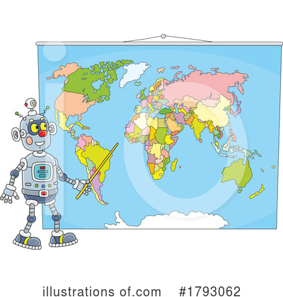 Royalty-Free (RF) Robot Clipart Illustration by Alex Bannykh - Stock Sample #1793062