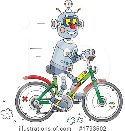 Royalty-Free (RF) Robot Clipart Illustration by Alex Bannykh - Stock Sample #1793602