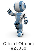 Robot Clipart #20300 by Leo Blanchette