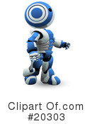 Robot Clipart #20303 by Leo Blanchette