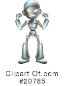 Robot Clipart #20785 by AtStockIllustration