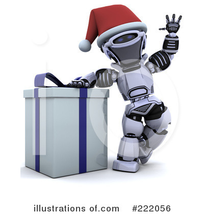 Royalty-Free (RF) Robot Clipart Illustration by KJ Pargeter - Stock Sample #222056