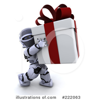 Royalty-Free (RF) Robot Clipart Illustration by KJ Pargeter - Stock Sample #222063
