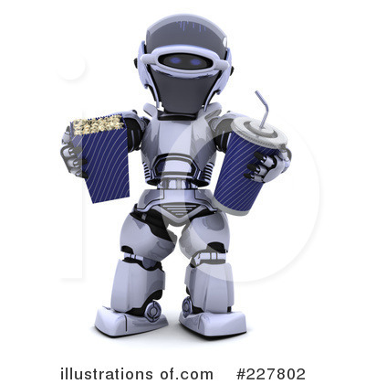 Royalty-Free (RF) Robot Clipart Illustration by KJ Pargeter - Stock Sample #227802