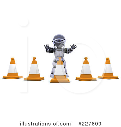 Royalty-Free (RF) Robot Clipart Illustration by KJ Pargeter - Stock Sample #227809