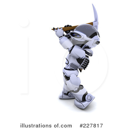 Royalty-Free (RF) Robot Clipart Illustration by KJ Pargeter - Stock Sample #227817