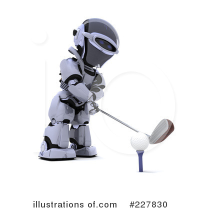 Royalty-Free (RF) Robot Clipart Illustration by KJ Pargeter - Stock Sample #227830