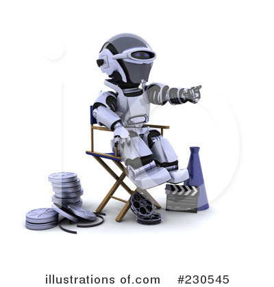 Royalty-Free (RF) Robot Clipart Illustration by KJ Pargeter - Stock Sample #230545