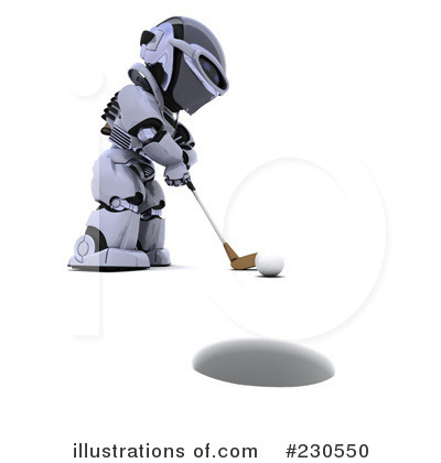 Royalty-Free (RF) Robot Clipart Illustration by KJ Pargeter - Stock Sample #230550