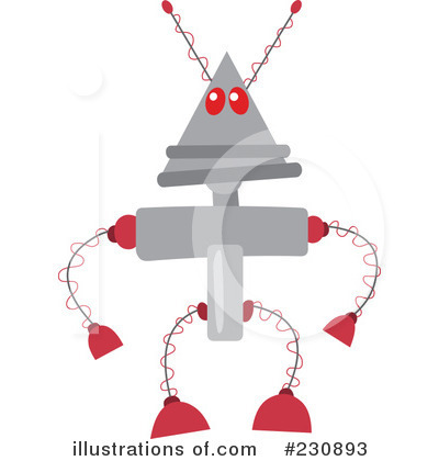Royalty-Free (RF) Robot Clipart Illustration by yayayoyo - Stock Sample #230893